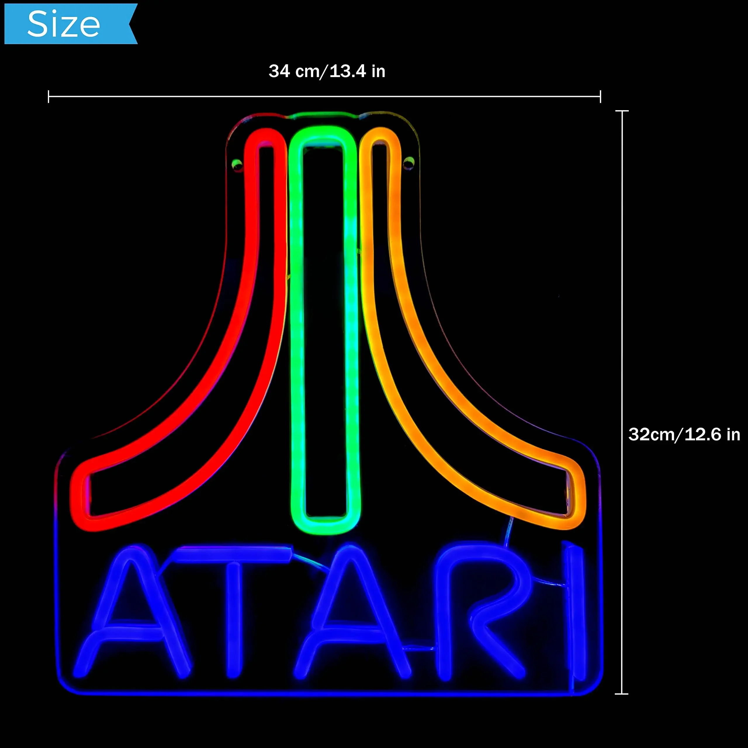 Gaming Console Tower - Game LED Sign Neon Light Game