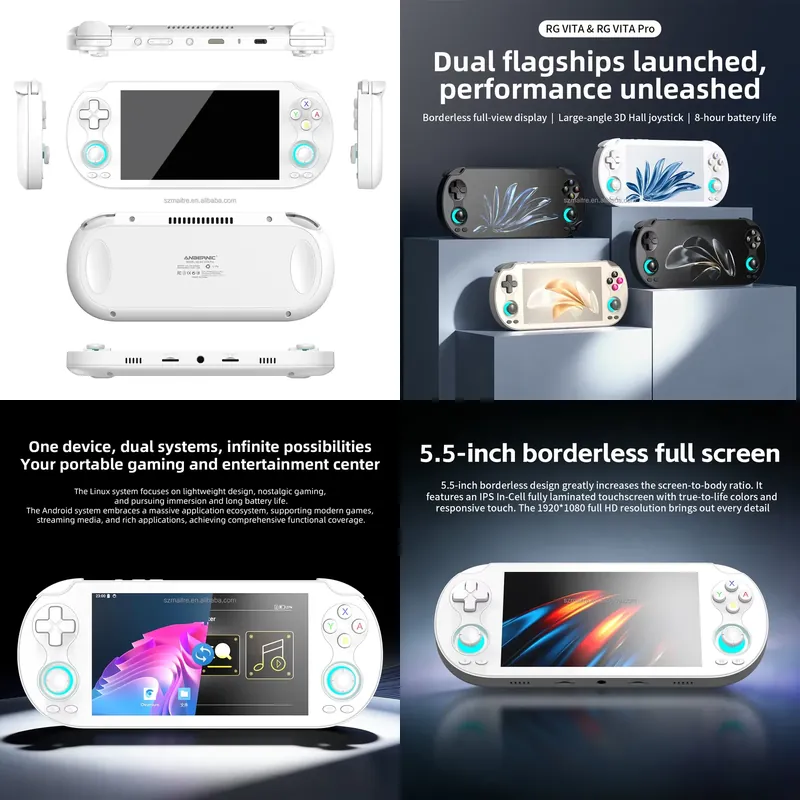 Gaming Console With Games - 【CHIMU HOME】 5.5 inch touchscreen handheld