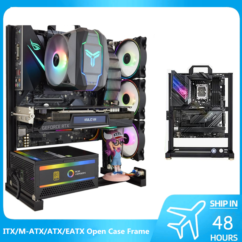 MOD ATX Open PC Case Frame For - đánh giá và giá Gaming Console Tower