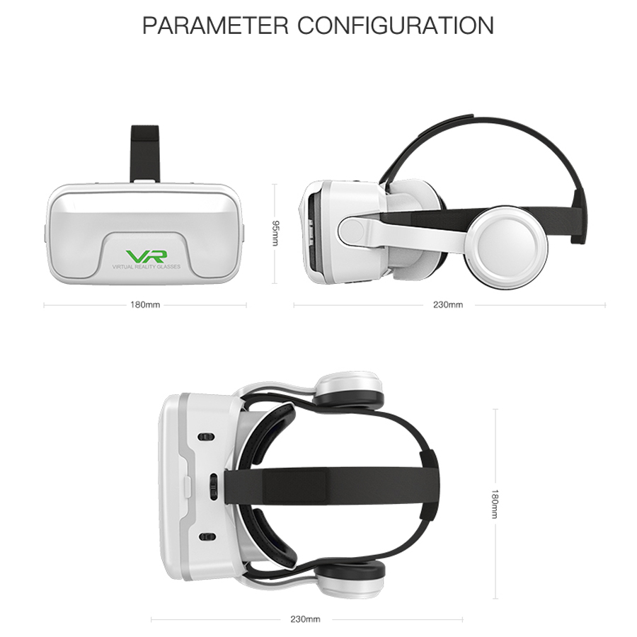 VR Shinecon 10.0 Helmet 3D Gla - đánh giá và giá Gaming Console Vr