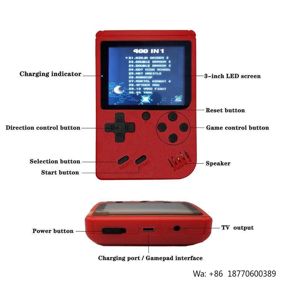 400 in 1 Handheld Game Console - đánh giá và giá Gaming Console With Games