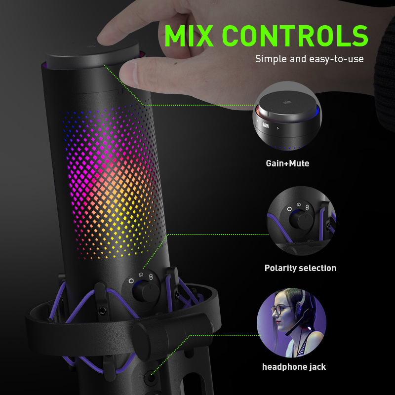 USB Desktop Condenser Wired Mi - đánh giá và giá Gaming Console Usb