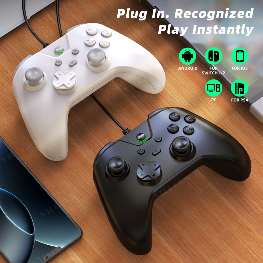 VILCORN Wired Gaming Controlle - đánh giá và giá Console Gaming Steam