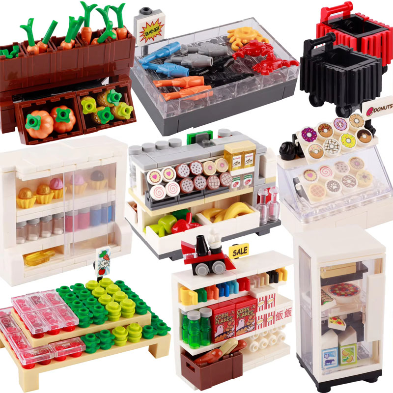 MOC City Street Scene Building - đánh giá và giá Gaming Console Lego