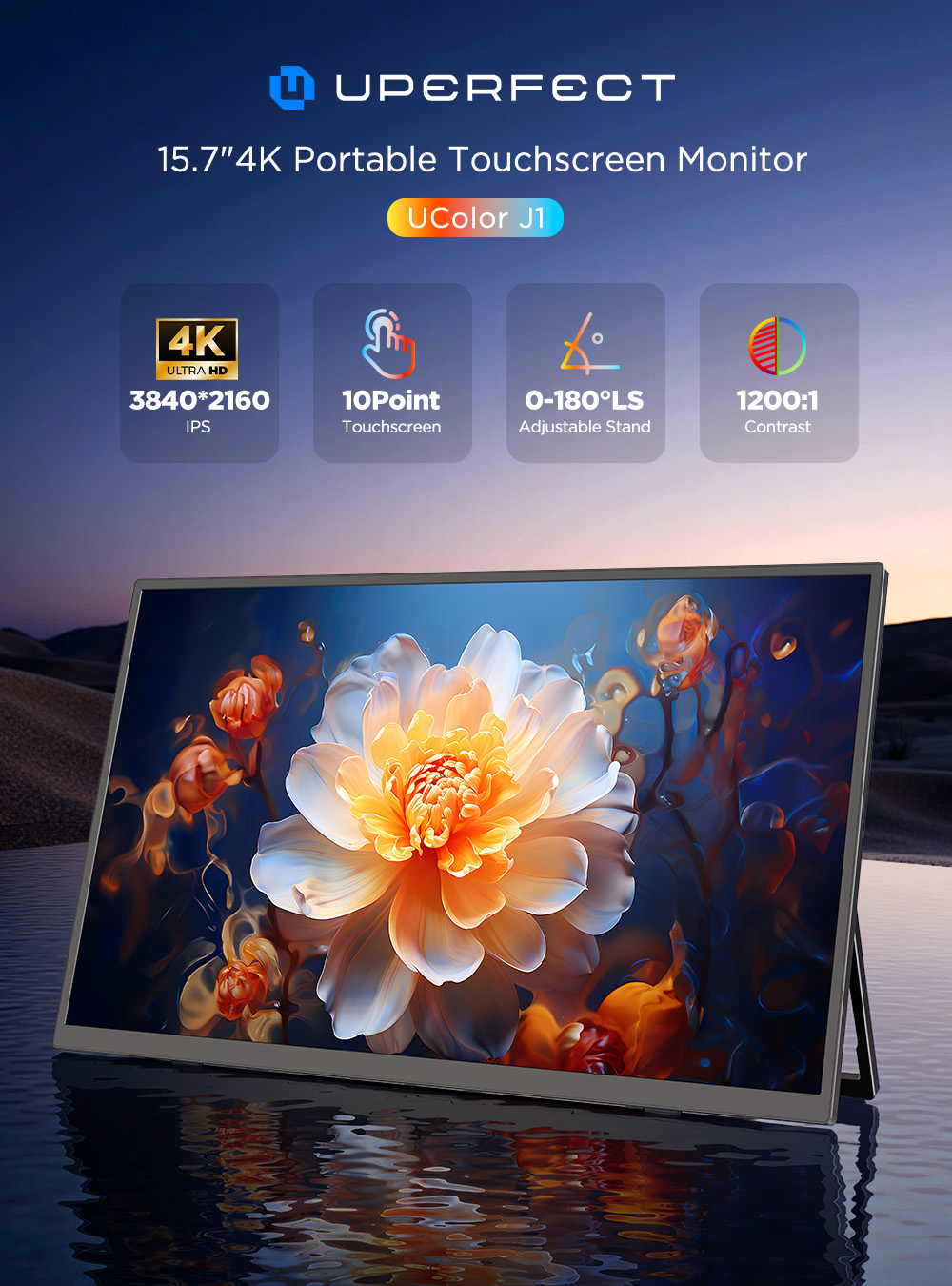 UPERFECT 4K Portable Monitor T - đánh giá và giá Gaming Console X80