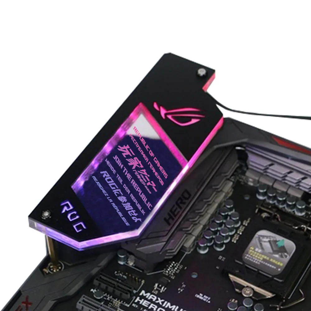 ATX IO ARGB Lighting Panel DIY - đánh giá và giá Gaming Console Tower