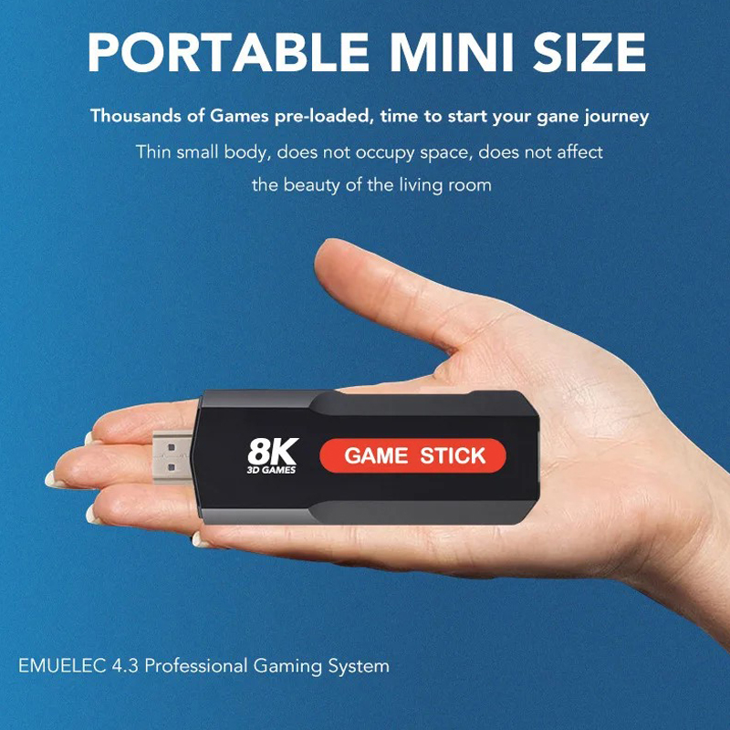 X2 Game Stick HD 4K 8K 3D Cons - đánh giá và giá Console Gaming Steam