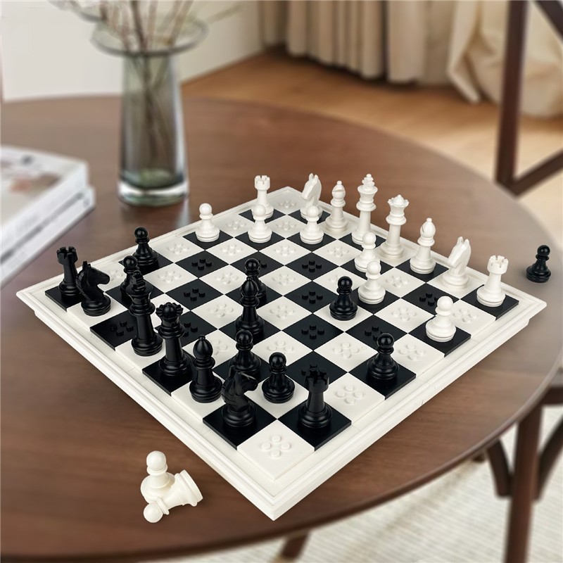 White Chess Set, Premium Foldi - đánh giá và giá Gaming Console Lego