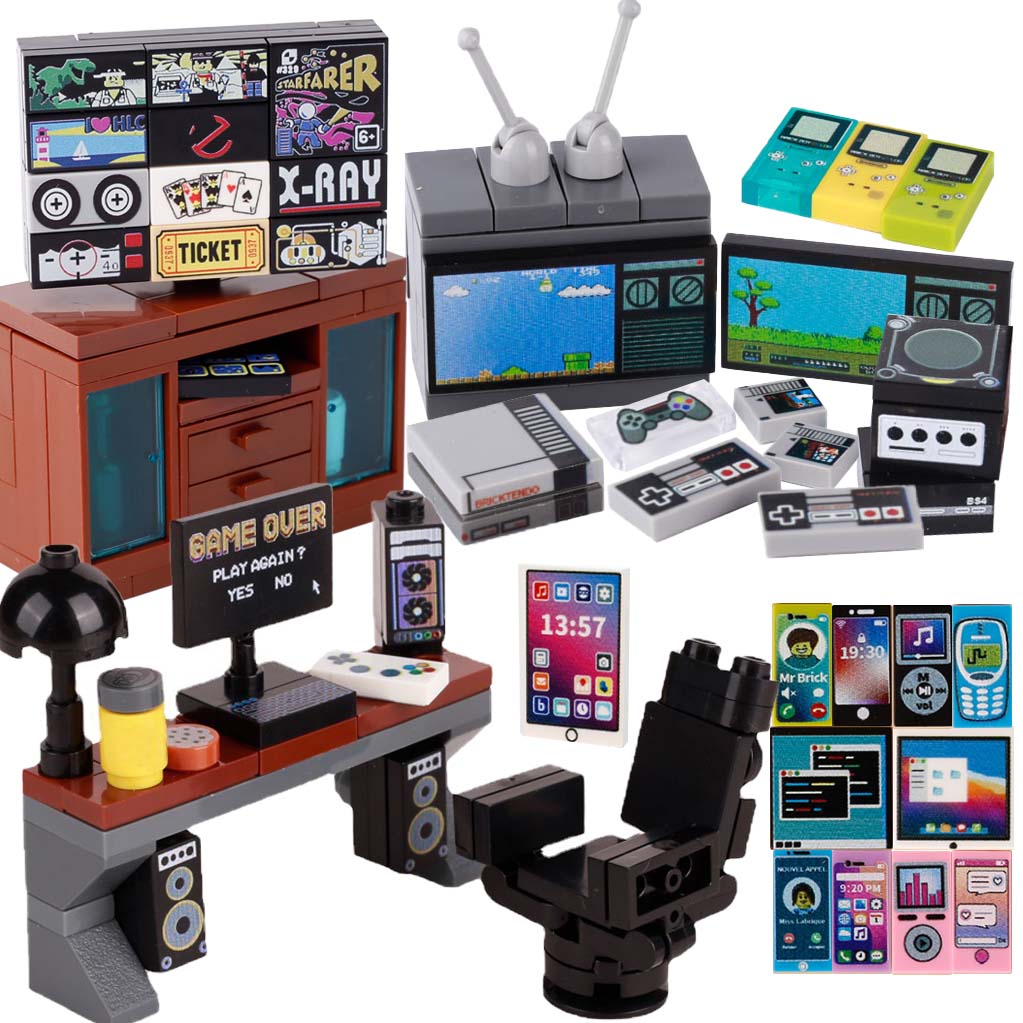 MOC Game Console Computer Mode - đánh giá và giá Gaming Console Lego