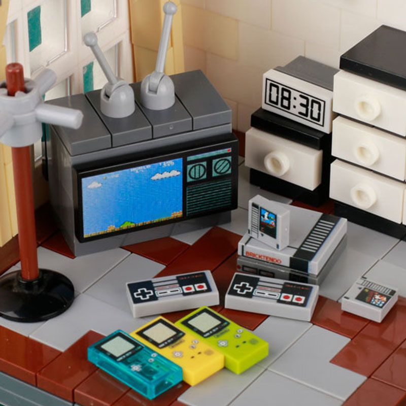 MOC Game Console Computer Mode - đánh giá và giá Gaming Console Lego